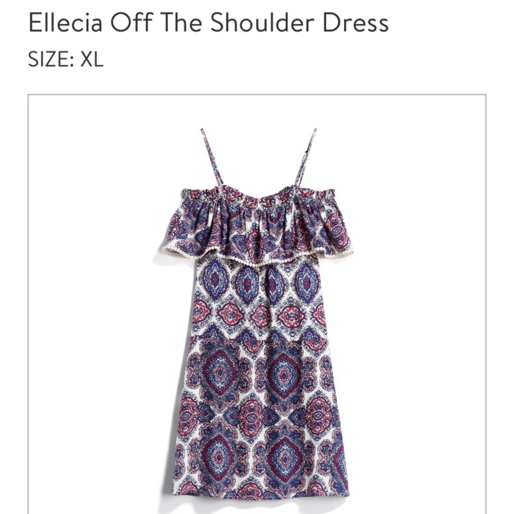 THML ellecia off the shoulder stitch fix- XL